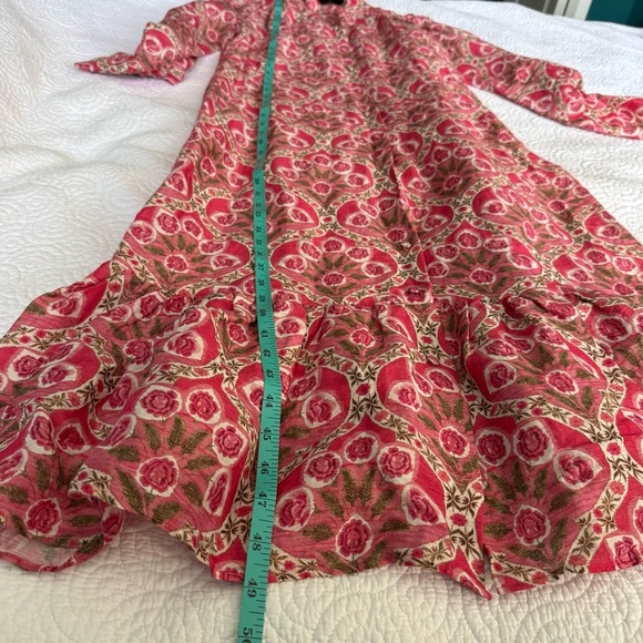 Zara Pink and White Ruffled Tiered Sundress - Picture 16 of 16